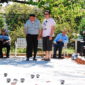 Pétanque avec les résidents de Puylaurens